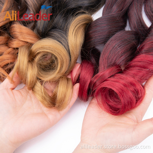 Peinados sintéticos Yaki Pony Crochet Braid Hair Extenison
